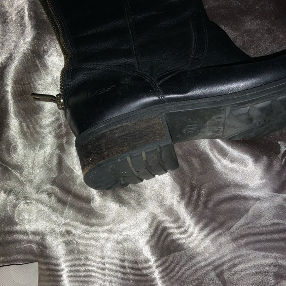 Women's UGG Tall Black Boots - Picture 7 of 9